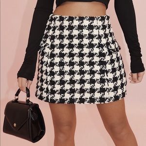 Crybaby ‘Houndstooth’ Mini Skirt